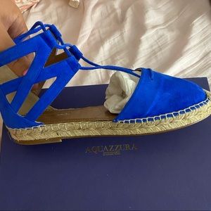 Aquazurra espadrille, size 36.5. Brand new with box